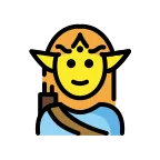 Man Elf emoji on OpenMoji