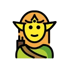 Elf emoji on OpenMoji