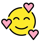 Emoji Enamorado en OpenMoji
