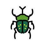 Beetle emoji on OpenMoji