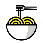 Spaghetti emoji on OpenMoji