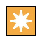 Emoji Estrella de ocho puntas en OpenMoji