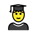 Emoji Estudiante en OpenMoji