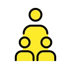 Family: Adult, Child, Child emoji on OpenMoji
