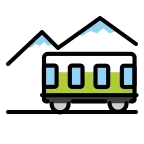 Mountain Railway emoji on OpenMoji
