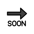 SOON Arrow emoji on OpenMoji