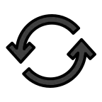 Counterclockwise Arrows Button emoji on OpenMoji