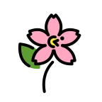 Cherry Blossom emoji on OpenMoji