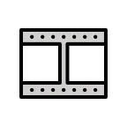 Emoji Fotograma de película en OpenMoji