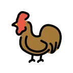 Emoji Gallo en OpenMoji