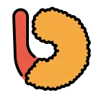 Emoji Gamba frita en OpenMoji