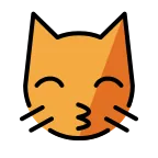Emoji Gato besando en OpenMoji
