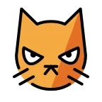 Pouting Cat emoji on OpenMoji