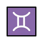 Emoji Géminis en OpenMoji