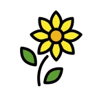 Emoji Girasol en OpenMoji