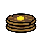 Waffle emoji on OpenMoji