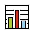 Bar Chart emoji on OpenMoji
