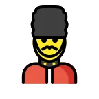 Emoji Guardia hombre en OpenMoji