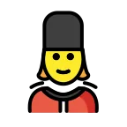 Emoji Guardia mujer en OpenMoji