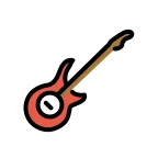 Guitar emoji on OpenMoji