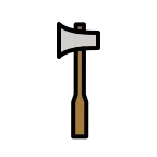 Axe emoji on OpenMoji