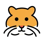 Hamster emoji on OpenMoji