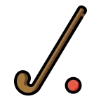 Emoji Hockey sobre hierba en OpenMoji