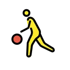 Man Bouncing Ball emoji on OpenMoji
