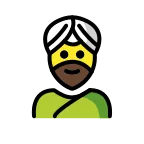 Man Wearing Turban emoji on OpenMoji