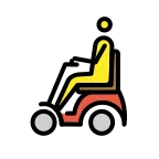 Man in Motorized Wheelchair emoji on OpenMoji