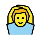 Man Gesturing OK emoji on OpenMoji