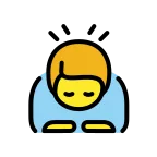Emoji Hombre haciendo una reverencia en OpenMoji