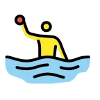 Emoji Hombre jugando al waterpolo en OpenMoji
