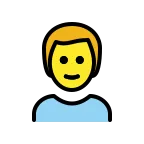Man emoji on OpenMoji