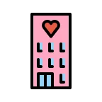 Love Hotel emoji on OpenMoji