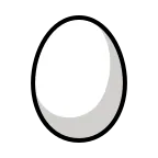 Emoji Huevo en OpenMoji