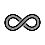 Infinity emoji on OpenMoji