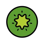 Kiwi Fruit emoji on OpenMoji