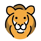 Emoji León en OpenMoji