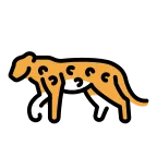 Leopard emoji on OpenMoji
