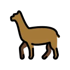 Emoji Llama en OpenMoji