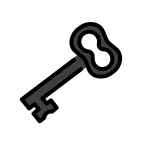 Old Key emoji on OpenMoji