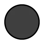 New Moon emoji on OpenMoji