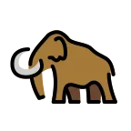 Mammoth emoji on OpenMoji