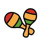 Emoji Maracas en OpenMoji