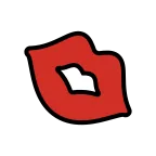 Kiss Mark emoji on OpenMoji