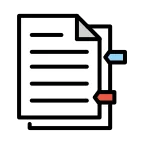 Bookmark Tabs emoji on OpenMoji