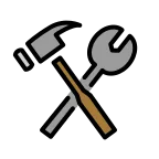 Hammer and Wrench emoji on OpenMoji