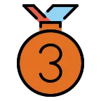 Emoji Medalla de bronce en OpenMoji