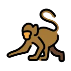 Monkey emoji on OpenMoji
